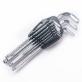 9pcs multi bike bicycle repair hand tool kit metric L sharpe extra long arm ball point head allen hex hexagon key wrench set